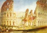 水彩大师 William Turner_Rome_The_Colosseum